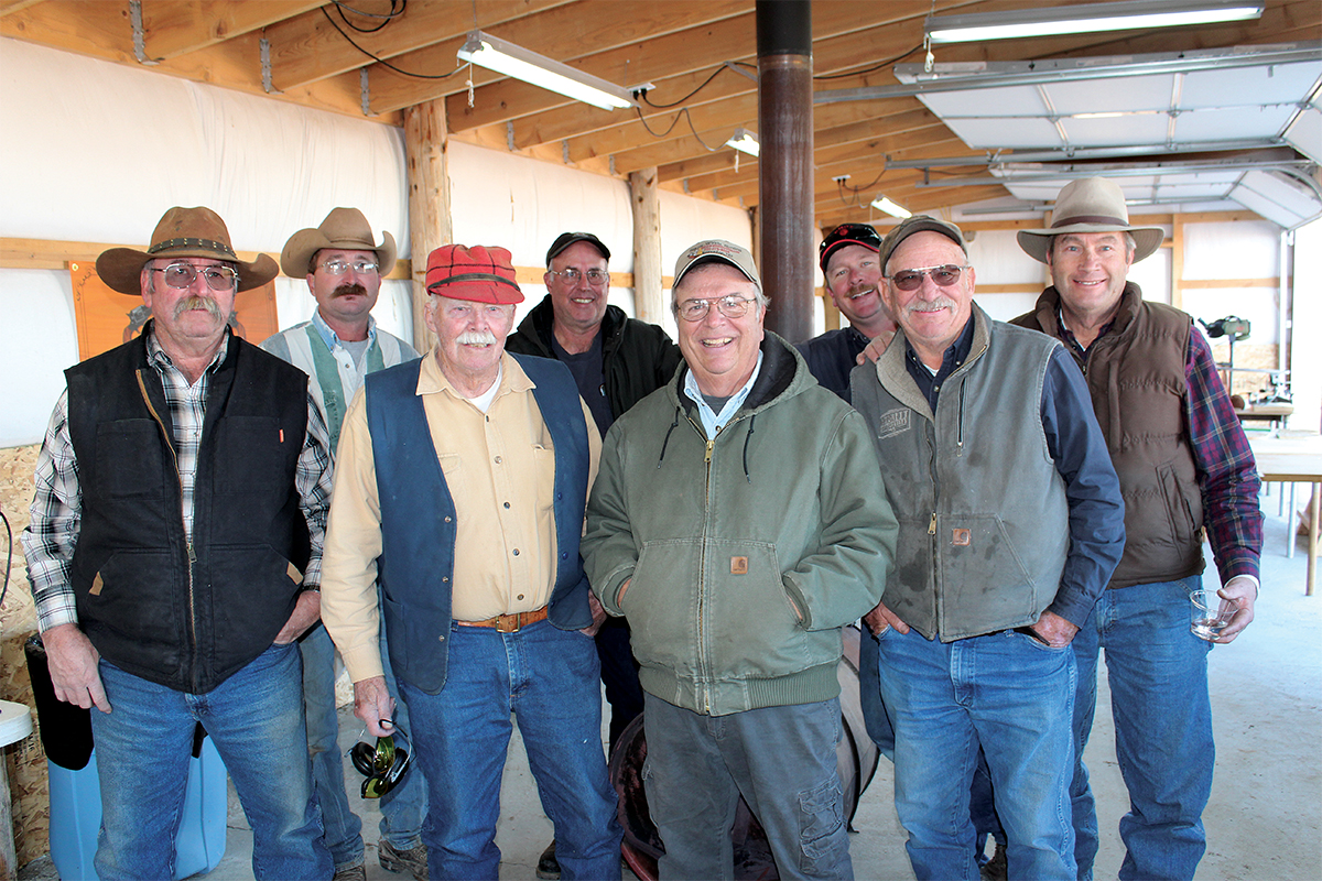 A familiar scene at a Schuetzen match – guys with smiles on their faces.